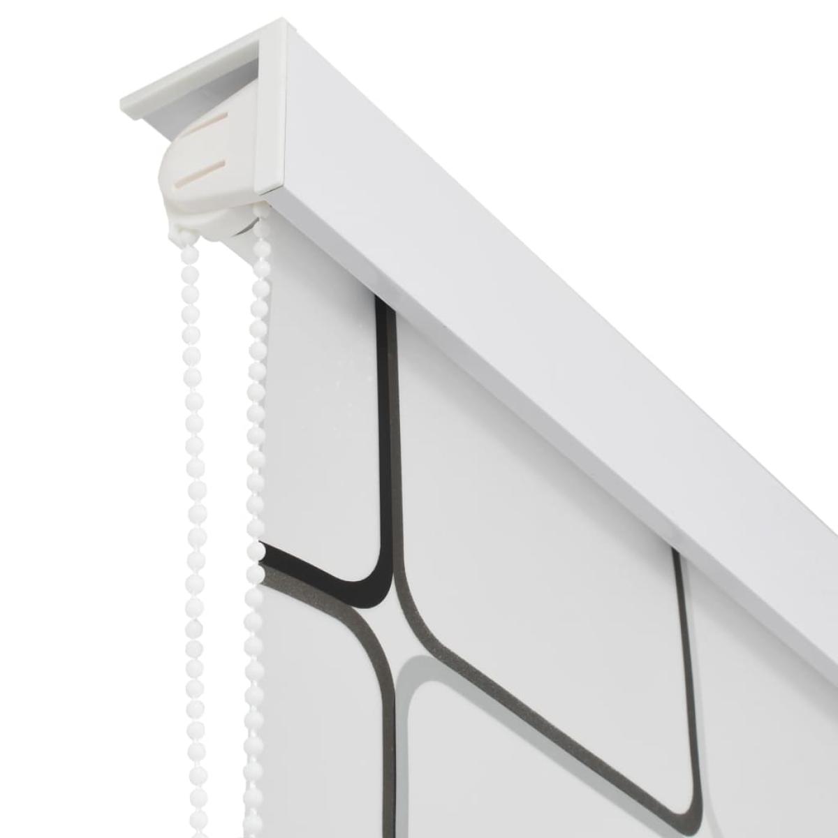 Persiana enrollable de ducha 160x240 cm cuadrados 