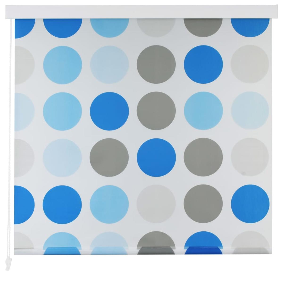 Persiana enrollable de ducha 140x240 cm círculos