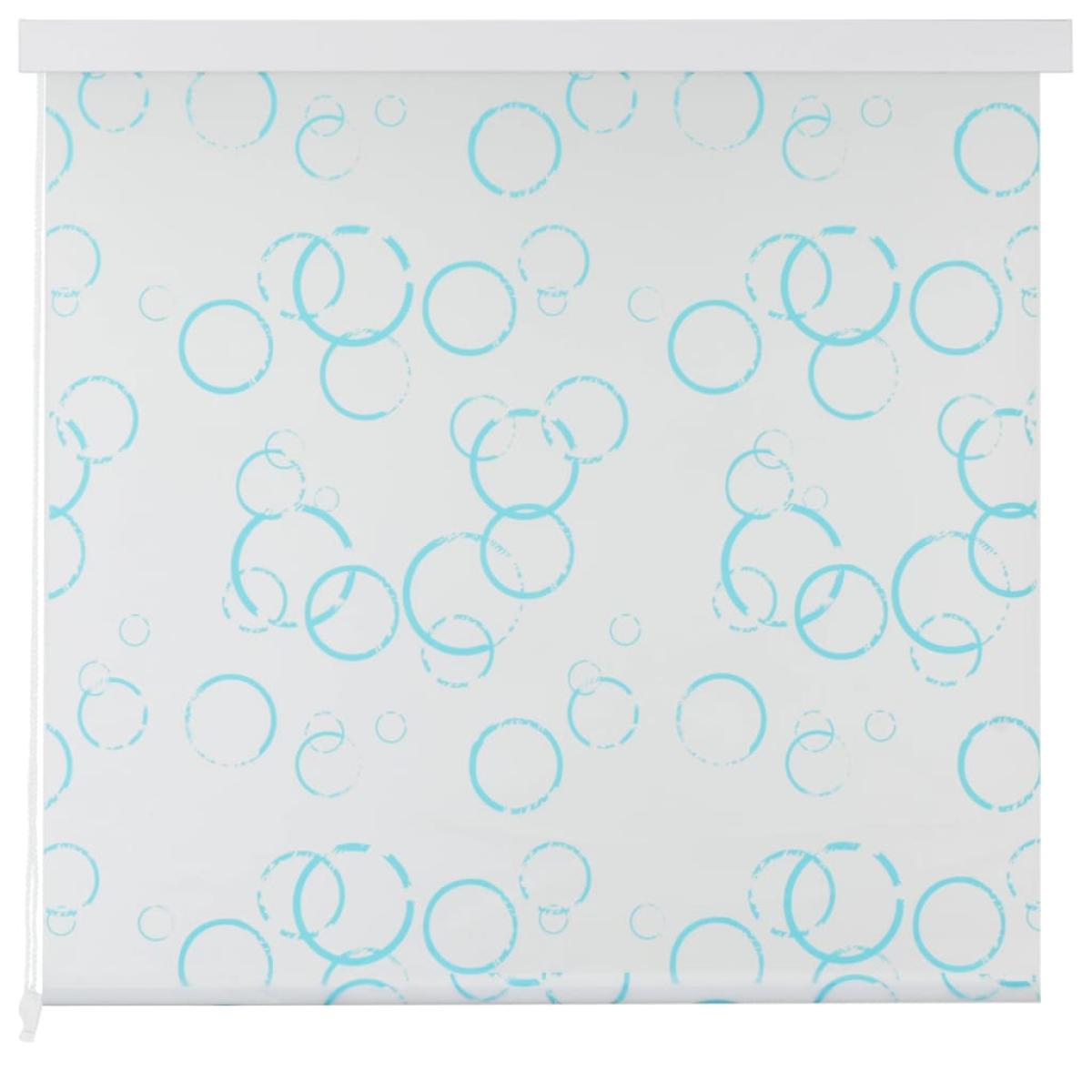 Persiana enrollable de ducha 120x240 cm burbujas