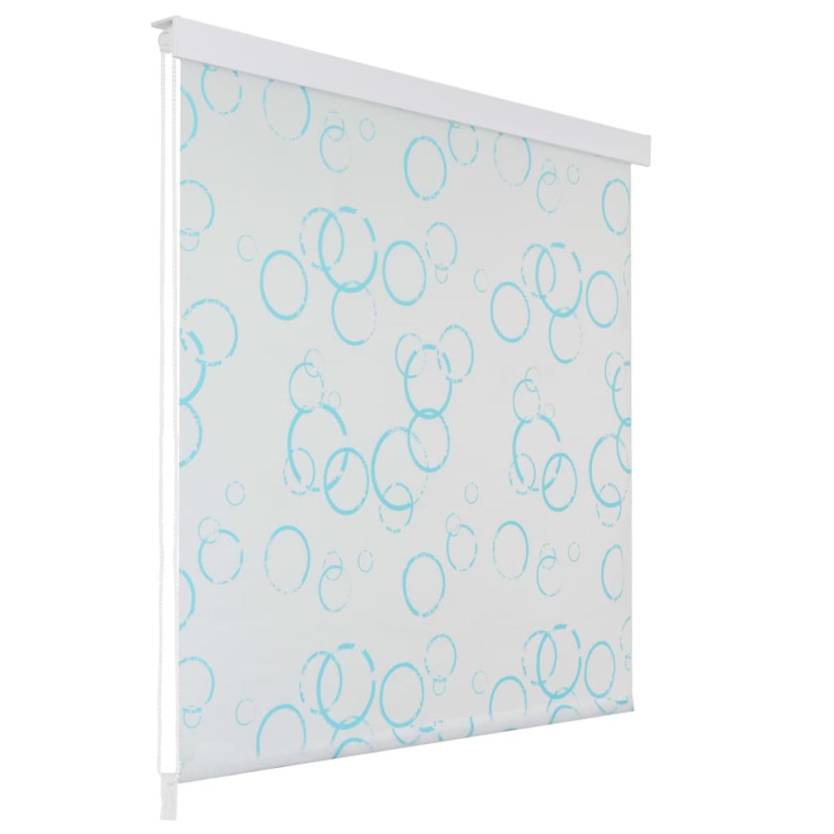 Persiana enrollable de ducha 160x240 cm burbujas