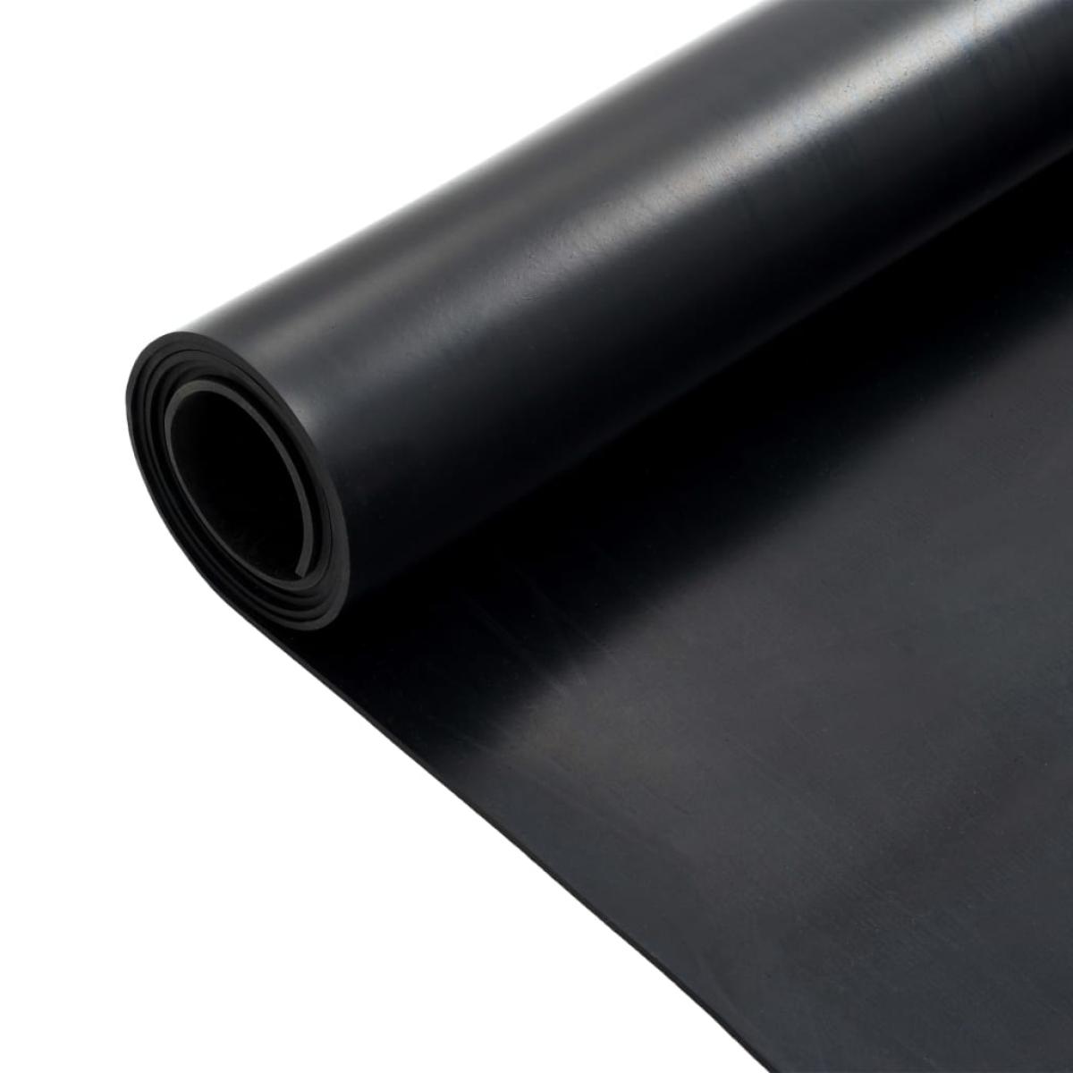 Alfombrilla de goma antideslizante 1,2x2 m 3 mm lisa