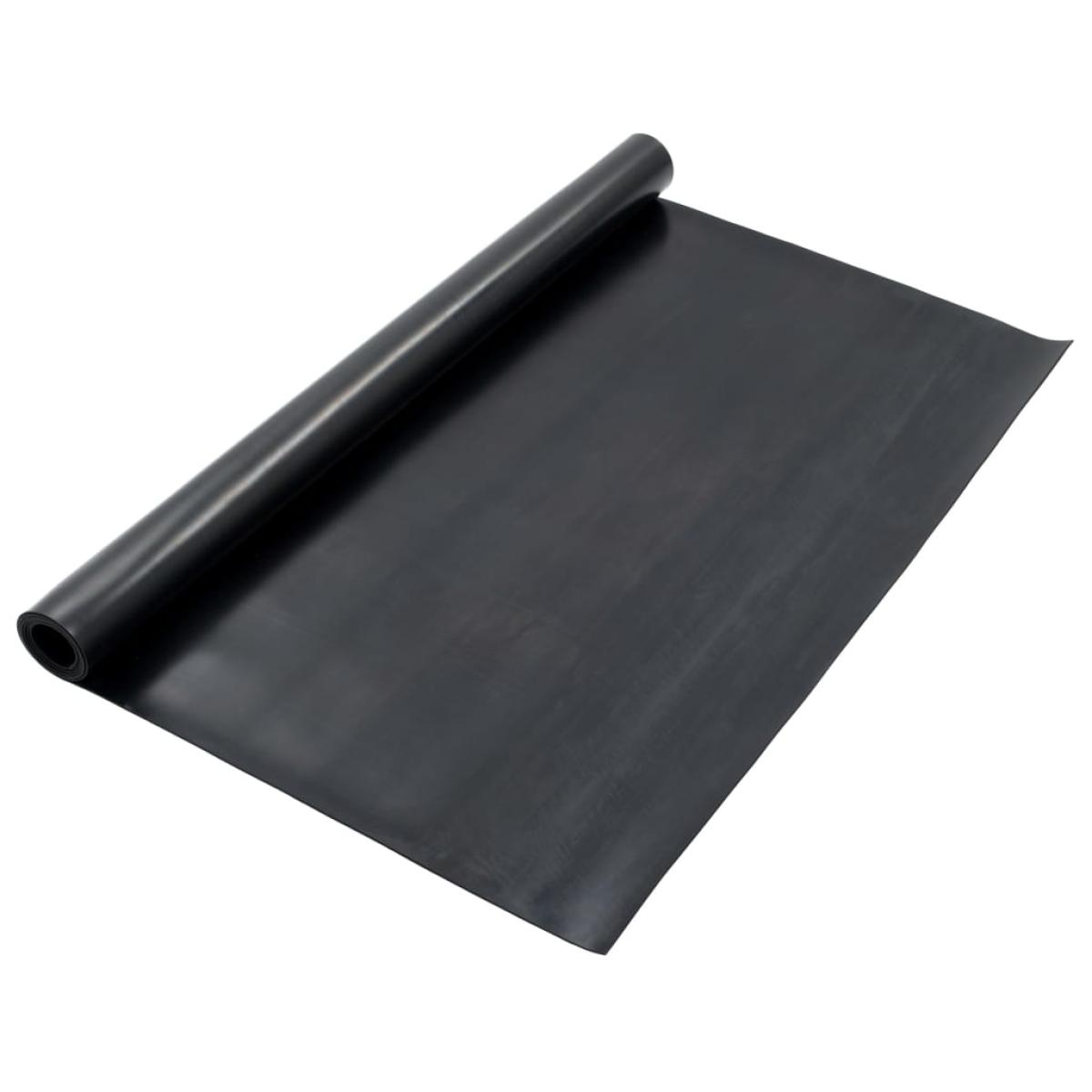 Alfombrilla de goma antideslizante 1,2x2 m 3 mm lisa