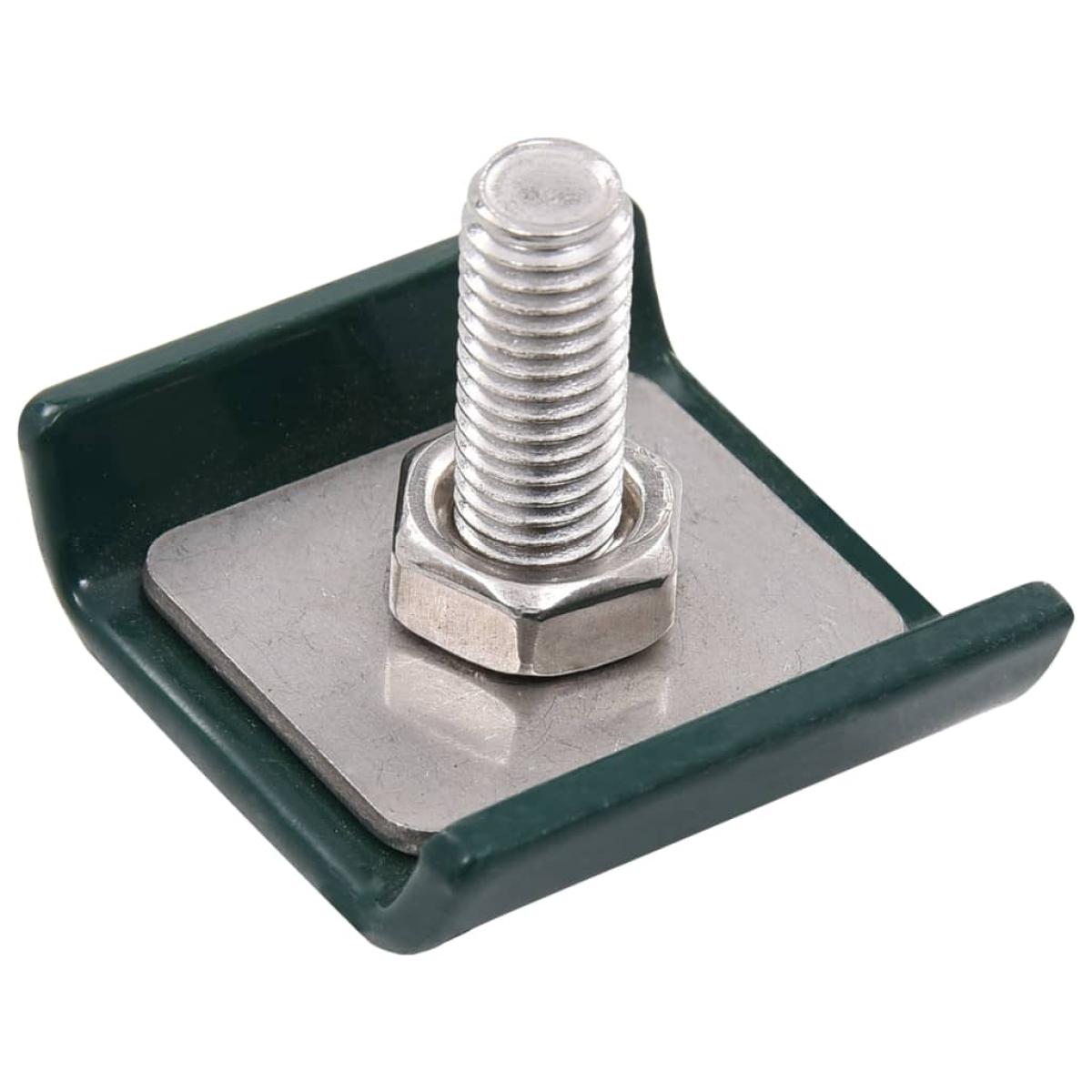 Conector de enrejado 25 sets verde
