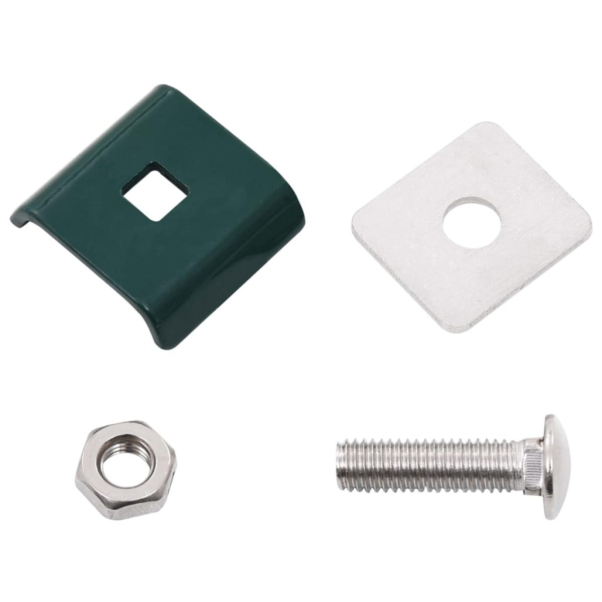 Conector de enrejado 25 sets verde
