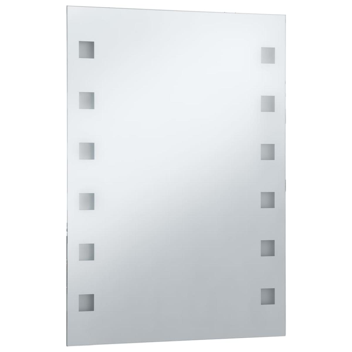 Espejo de pared de baño con LED 60x80 cm