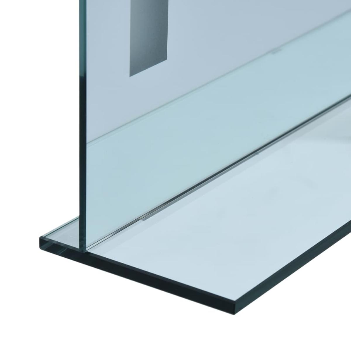 Espejo de pared de baño con LED y estante 60x100 cm