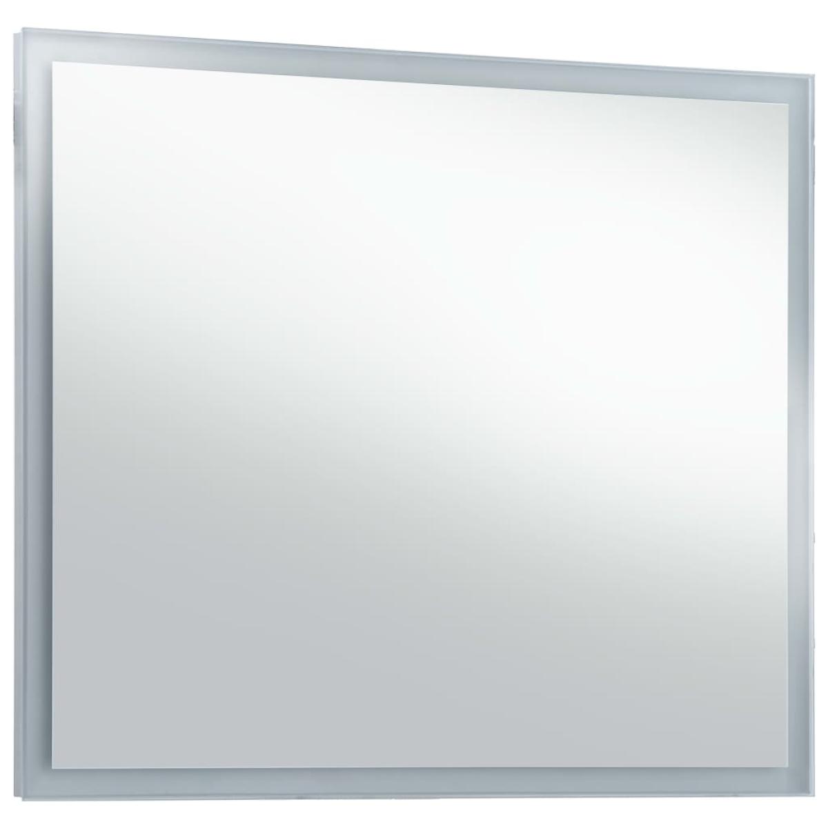 Espejo de pared de baño con LED 60x50 cm