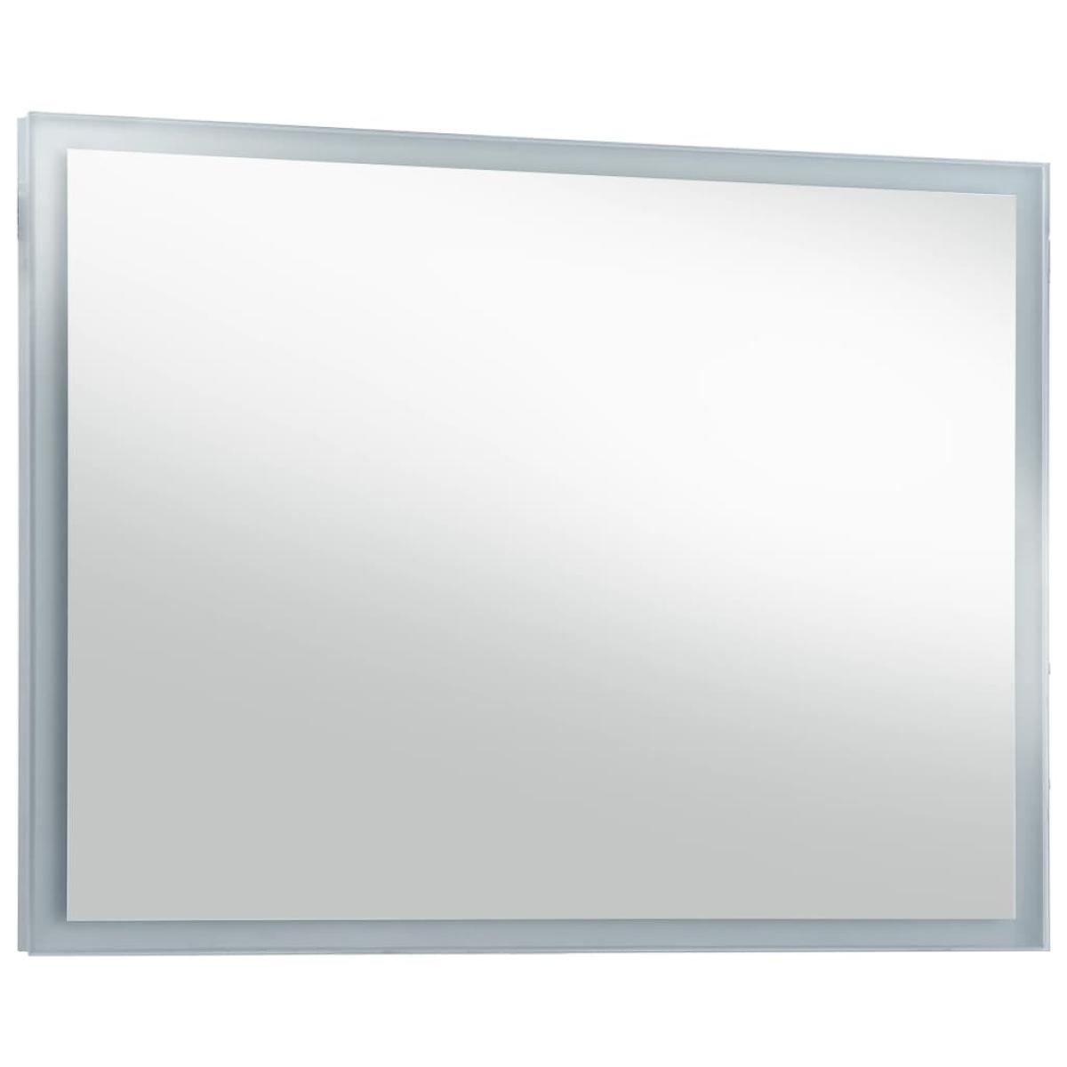 Espejo de pared de baño con LED 100x60 cm