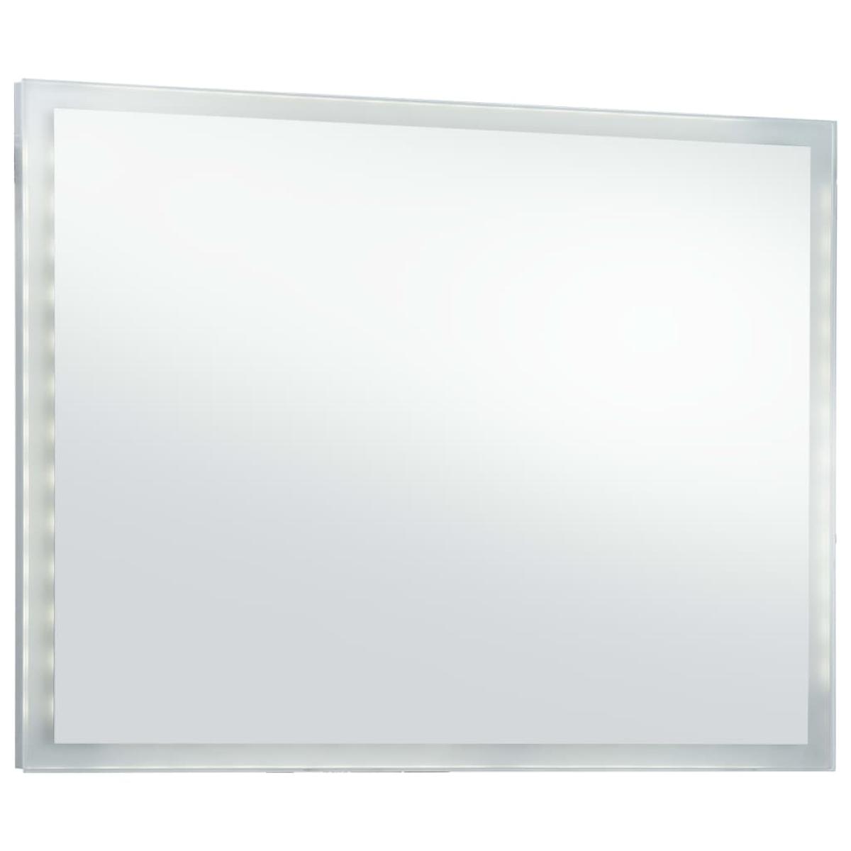 Espejo de pared de baño con LED 100x60 cm