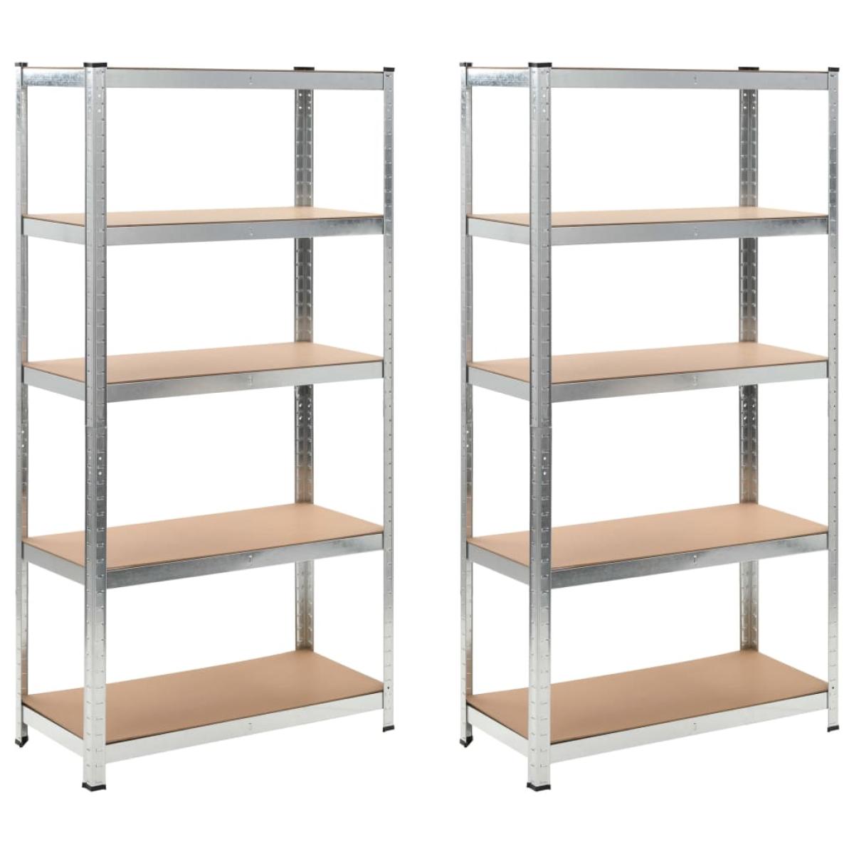 Estanterías de MDF 2 unidades 90x40x180 cm