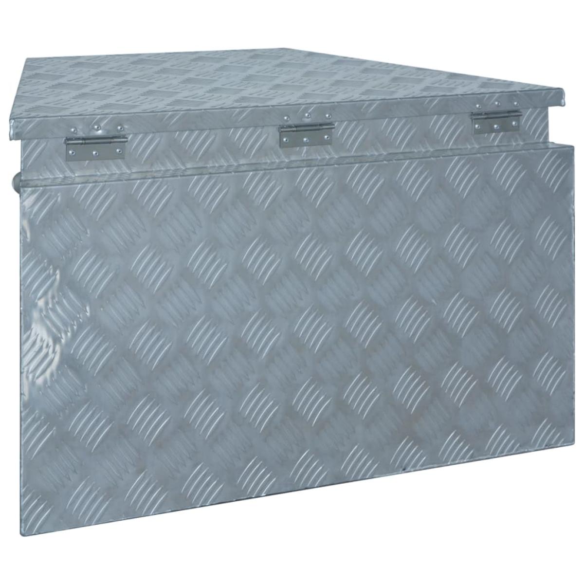 Caja de aluminio 737/381x410x460 mm plateada