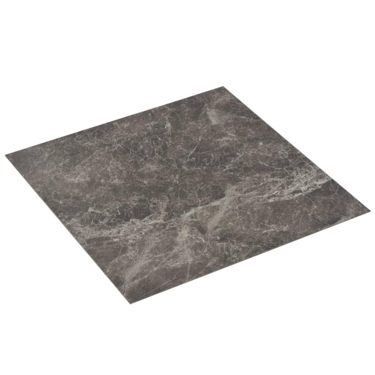 Lamas para suelo de PVC autoadhesivas mármol negro 5,11 m²