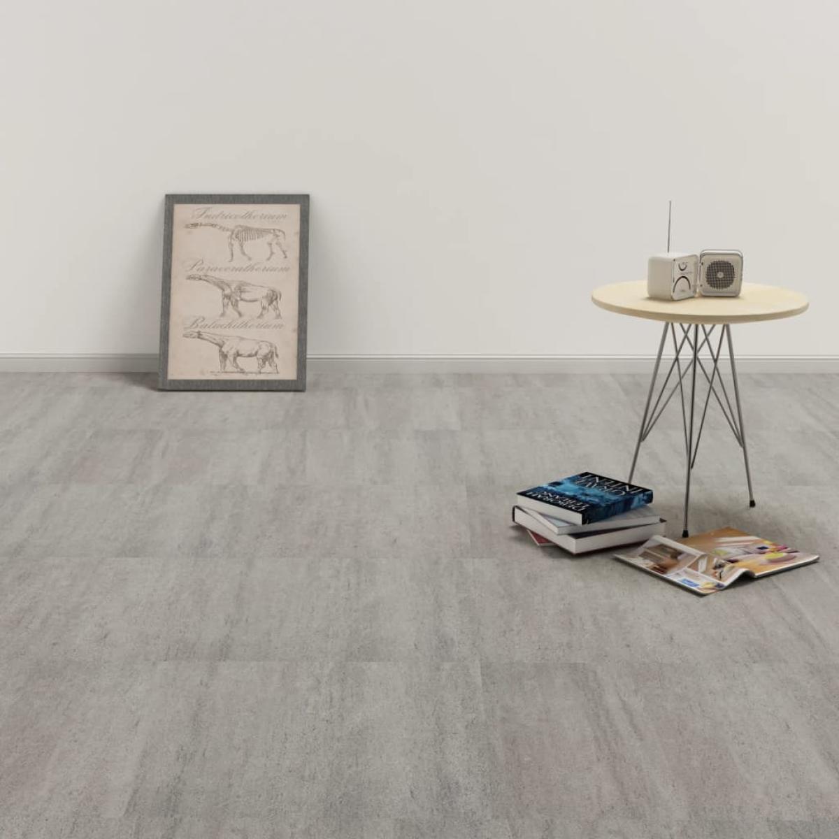 Lamas para suelo de PVC autoadhesivas gris punteado 5,11 m²