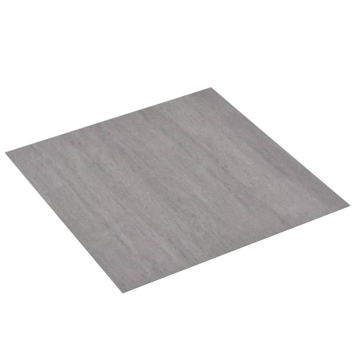 Lamas para suelo de PVC autoadhesivas gris punteado 5,11 m²