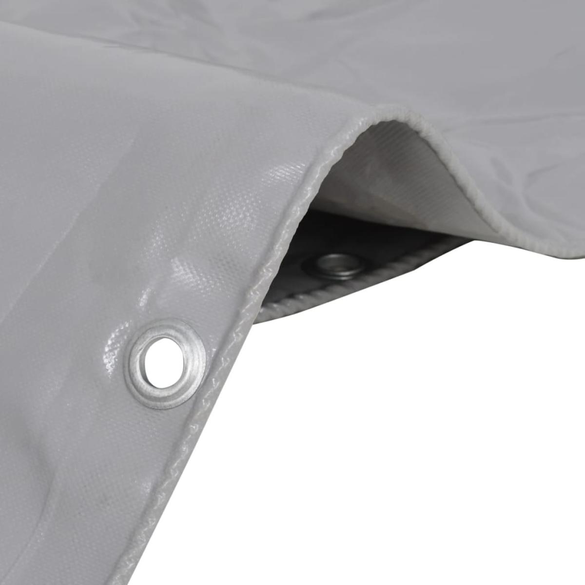 Lona 650 g/m² 6x8 m gris
