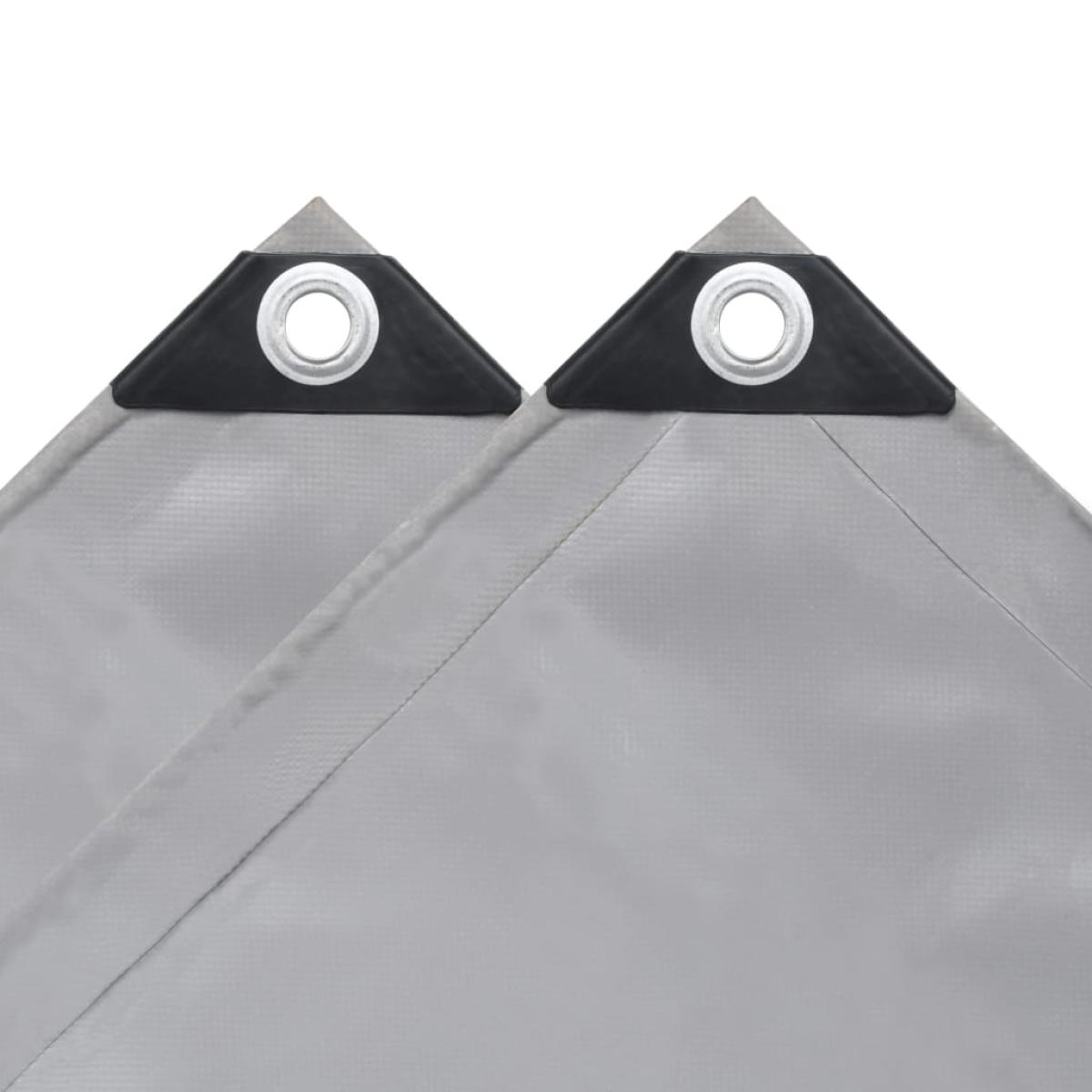 Lona 650 g/m² 6x8 m gris