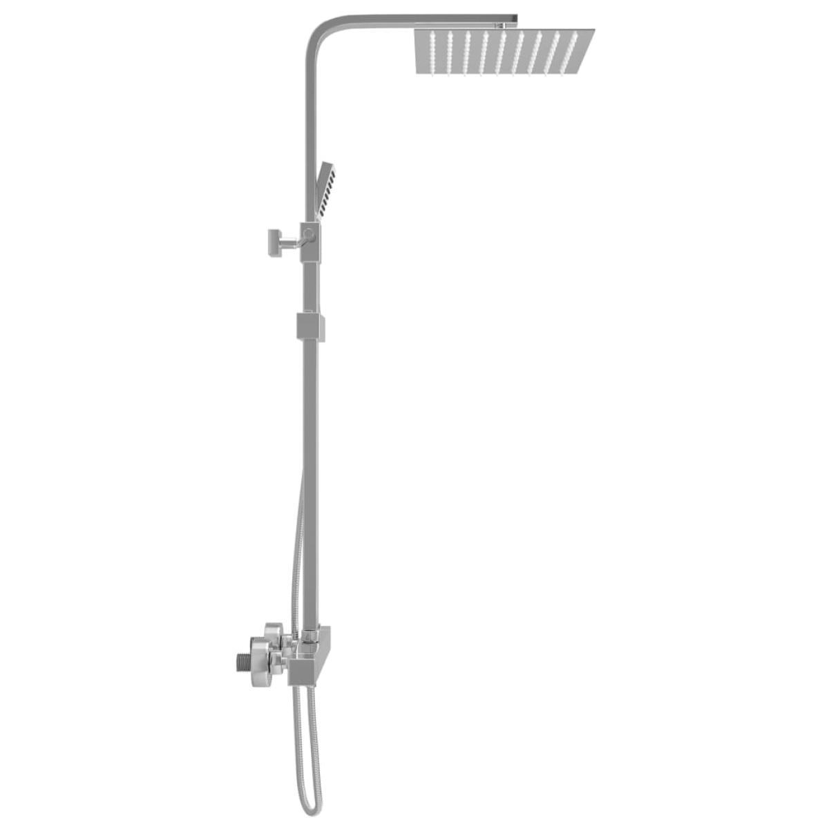 Kit de ducha combinado con termostato acero inoxidable