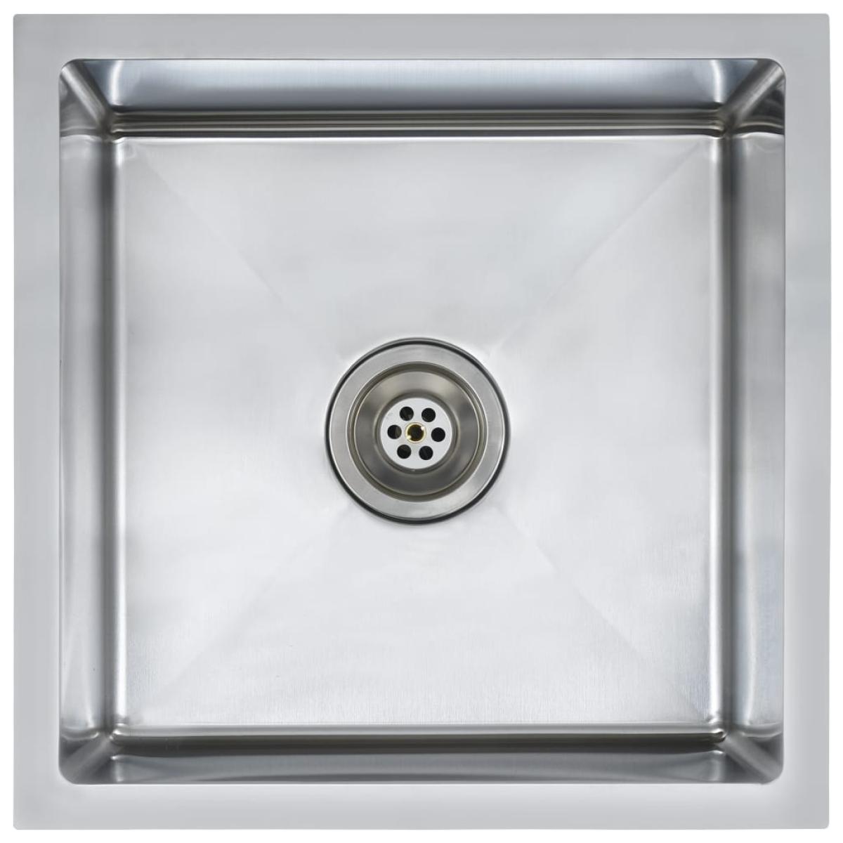 Fregadero de cocina hecho a mano acero inoxidable