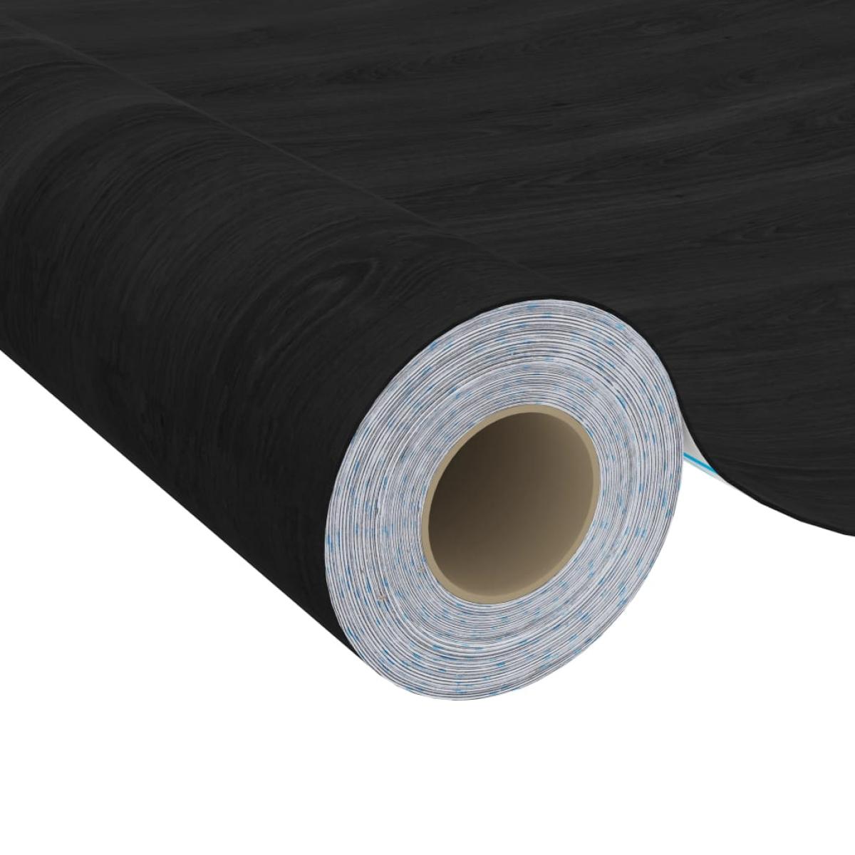 Láminas autoadhesivas para muebles PVC madera oscura 500x90 cm