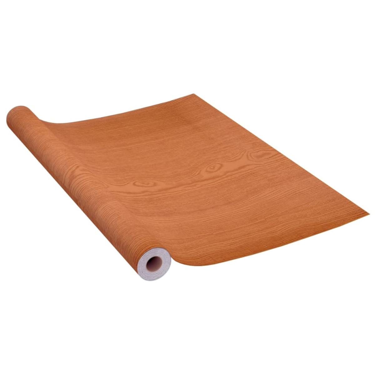 Láminas autoadhesivas para muebles PVC roble claro 500x90 cm