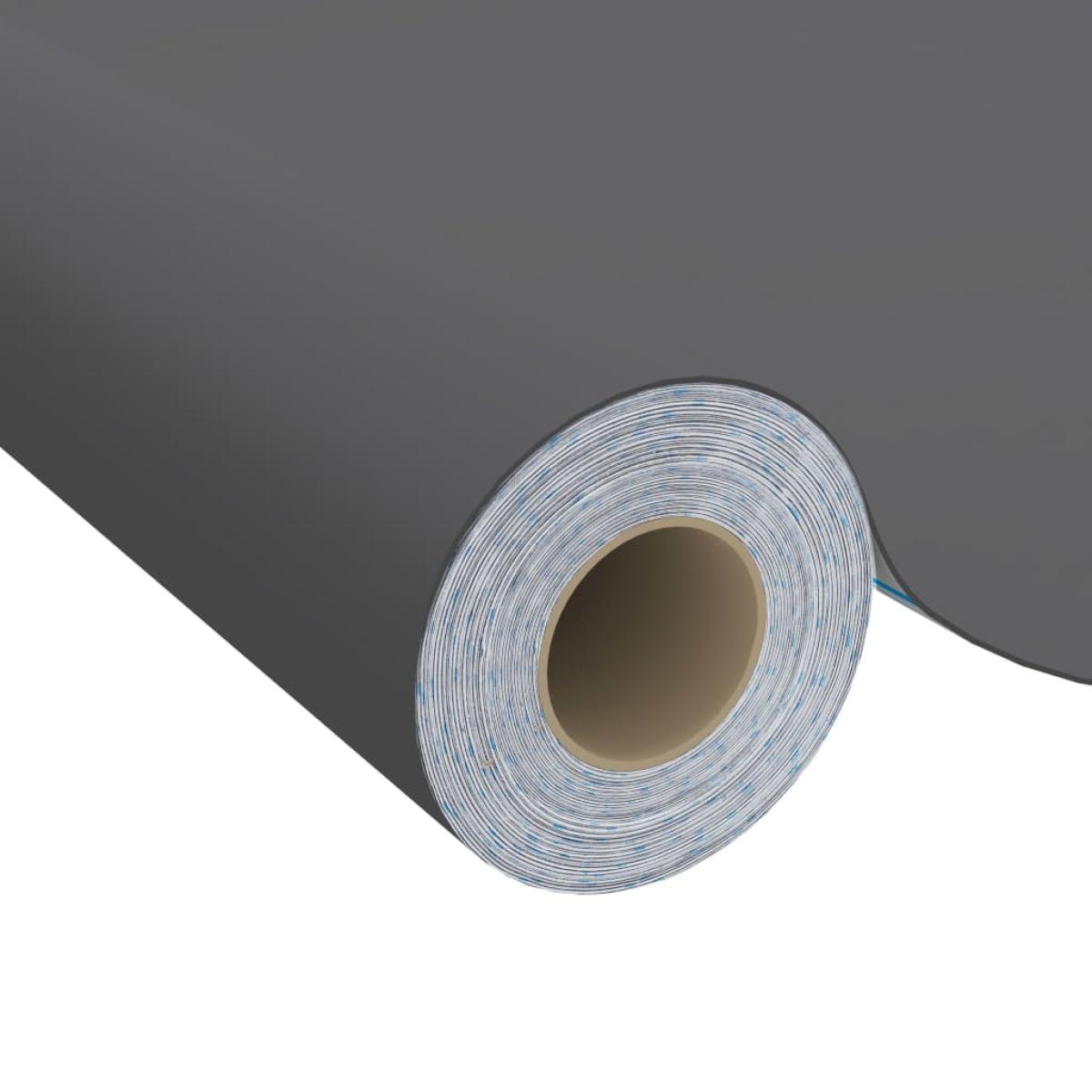 Láminas autoadhesivas muebles PVC gris 500x90 cm