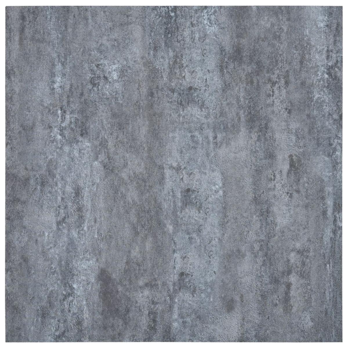 Lamas para suelo autoadhesivas PVC mármol gris 5,11 m²