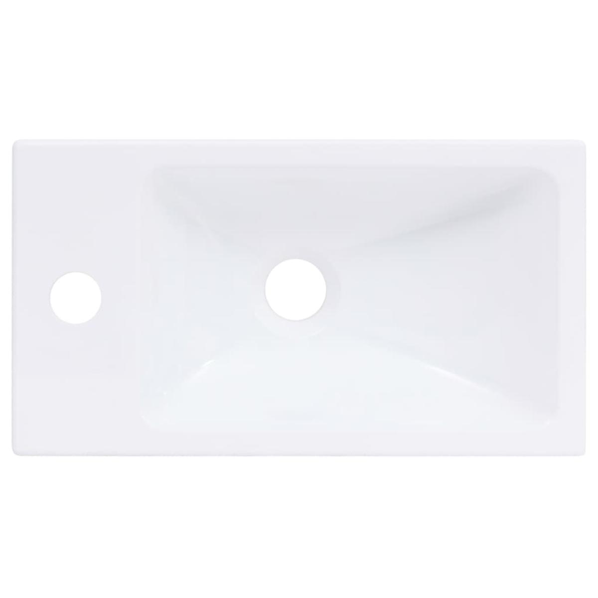 Lavabo SMC blanco 400x220x90 mm