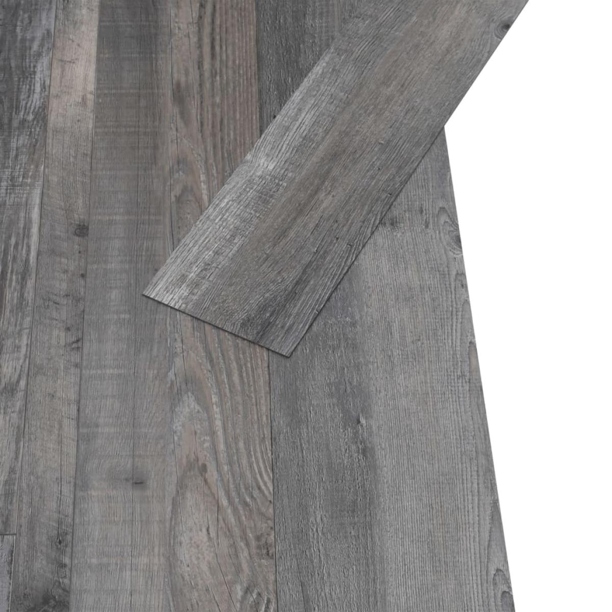 Lamas para suelo PVC autoadhesivas madera industrial 4,46m² 3mm