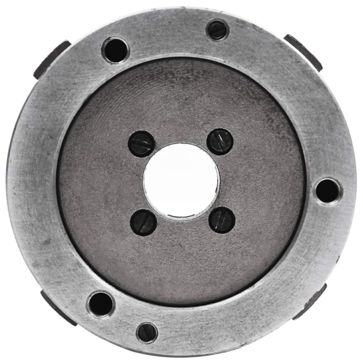 Mandril de torno autocentrante de 4 mordazas 100 mm acero