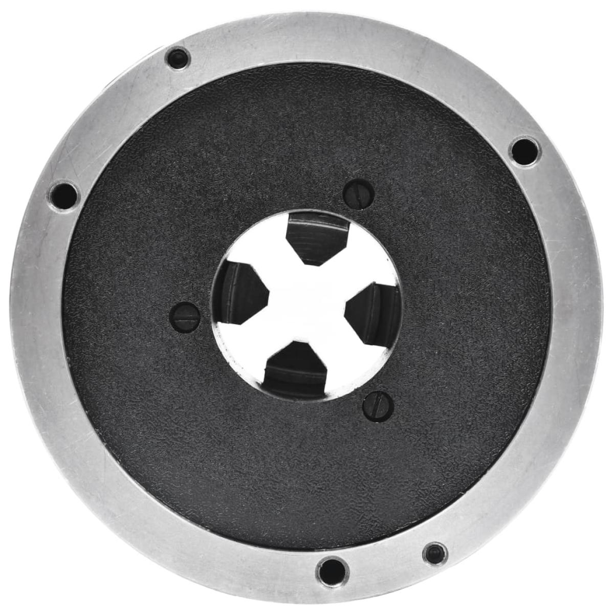 Mandril de torno autocentrante de 4 mordazas 200 mm acero