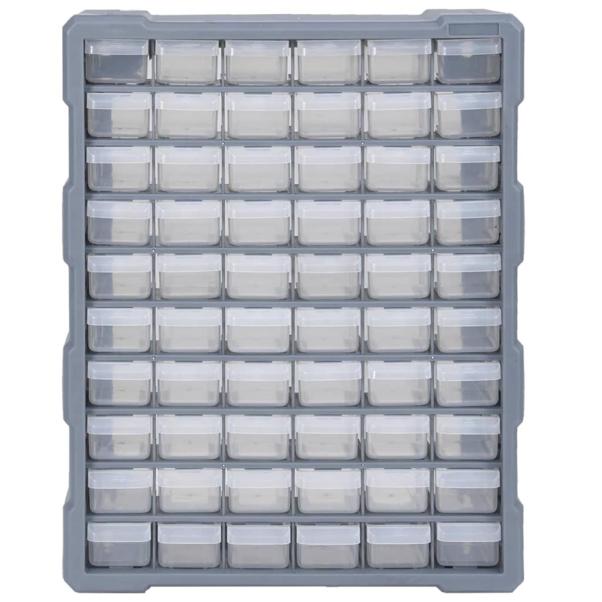 Organizador multicajones con 60 cajones 38x16x47,5 cm