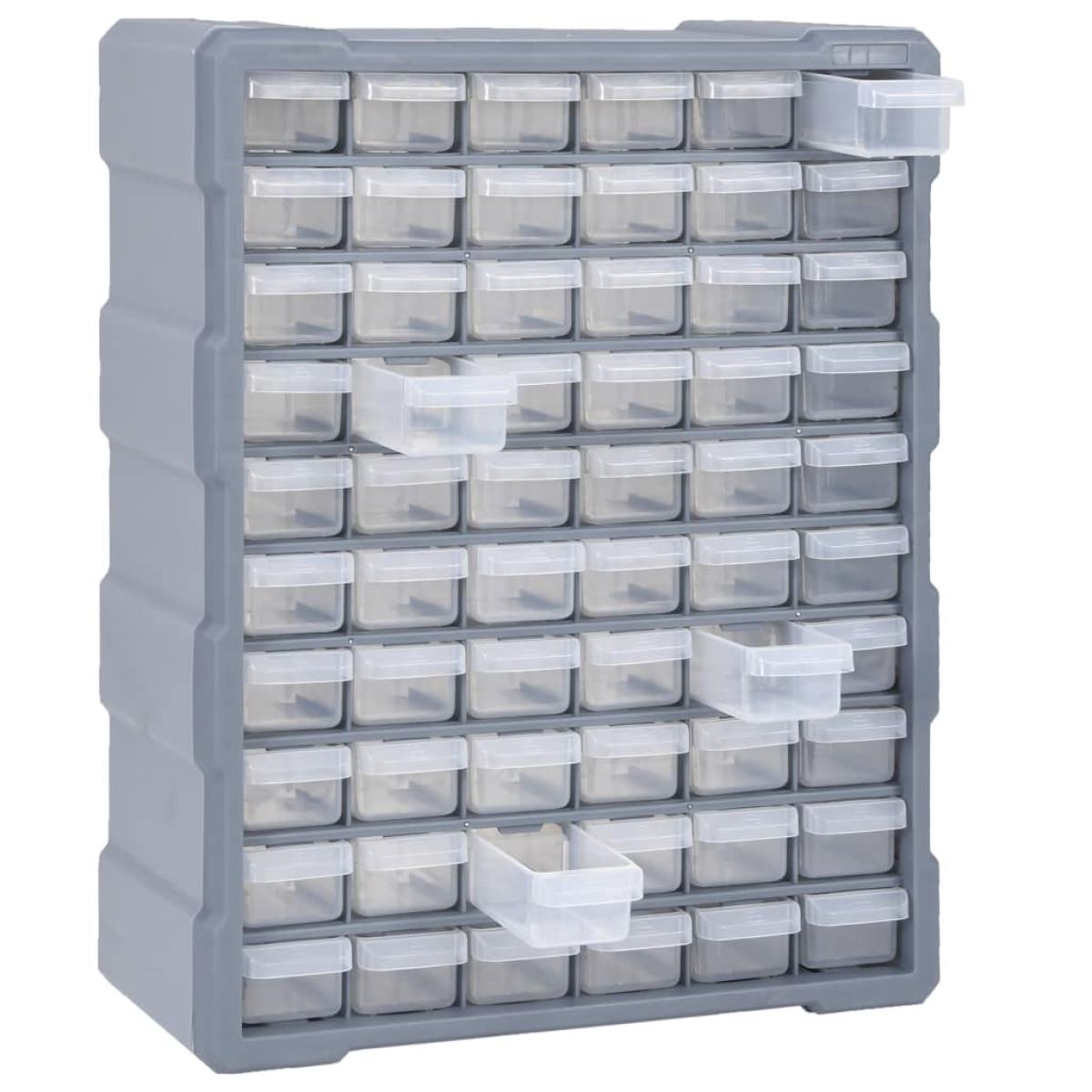 Organizador multicajones con 60 cajones 38x16x47,5 cm