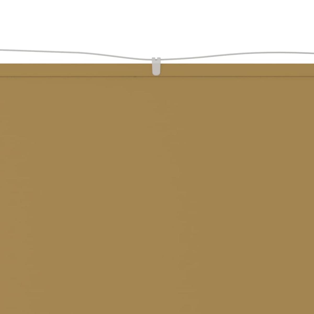 Toldo vertical beige 100x600 cm tela oxford
