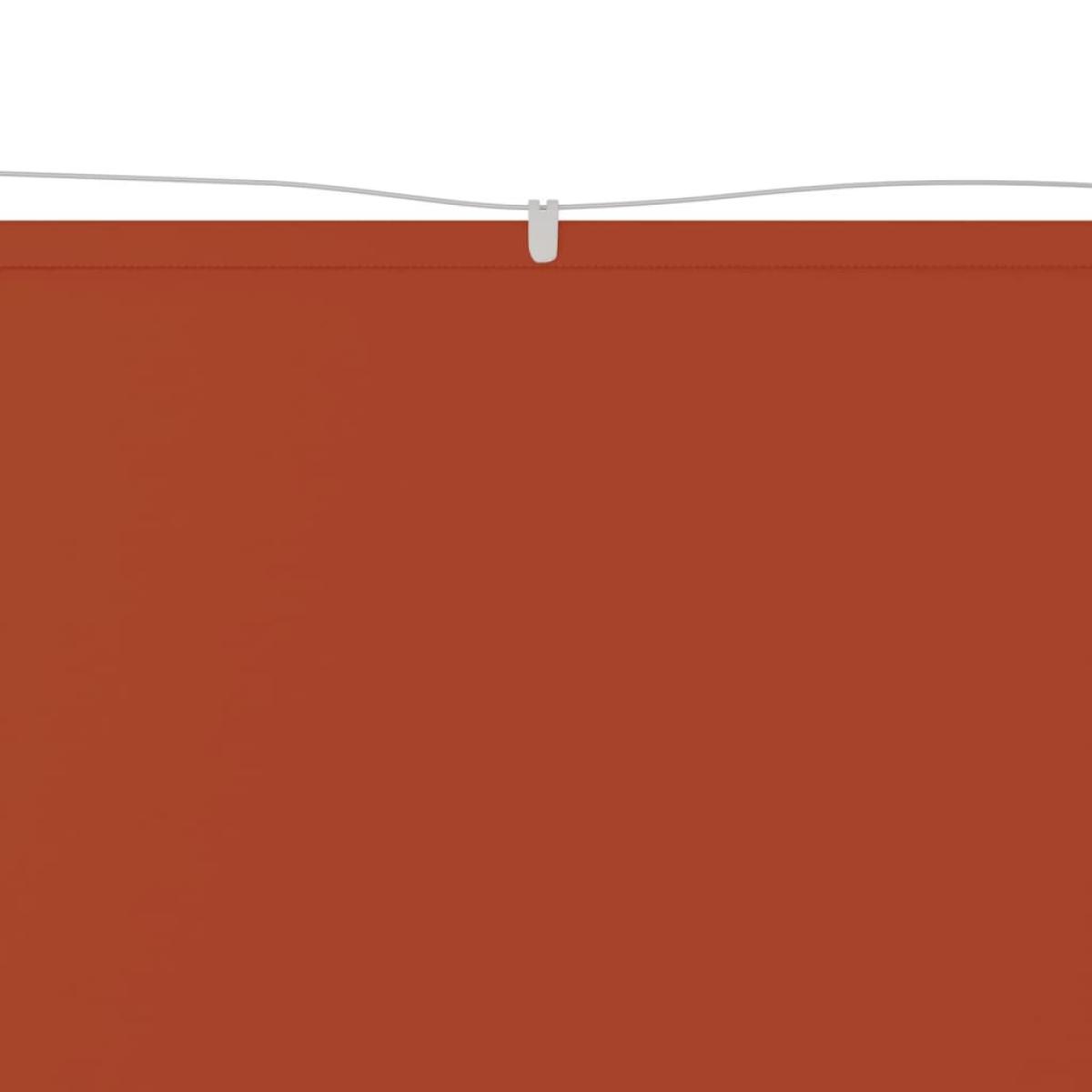 Toldo vertical tela oxford terracota 200x360 cm