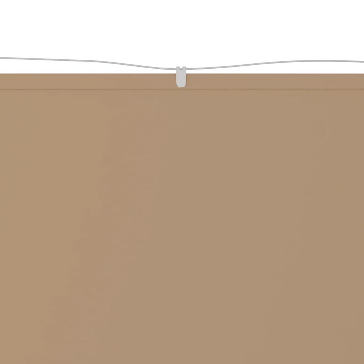 Toldo vertical tela oxford gris taupé 140x360 cm