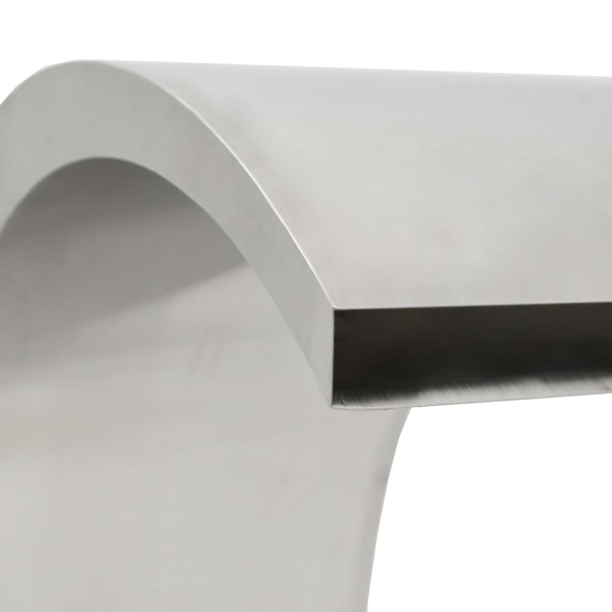 Fuente de piscina de acero inoxidable 304 22x60x70 cm