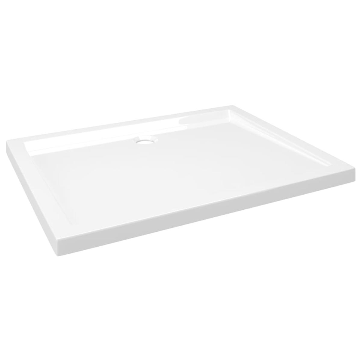 Plato de ducha rectangular ABS 80x100 cm