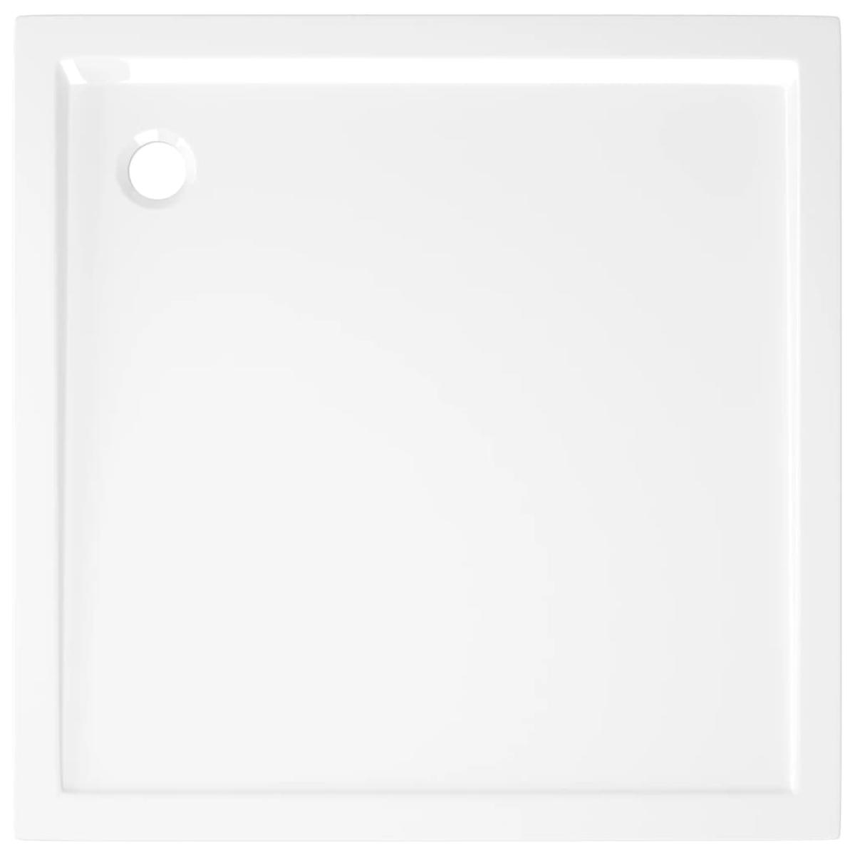 Plato de ducha cuadrado de ABS negro 90x90 cm
