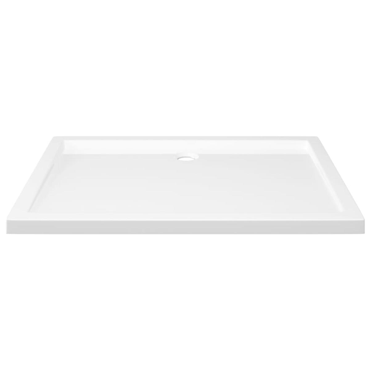 Plato de ducha rectangular ABS blanco 70x100 cm