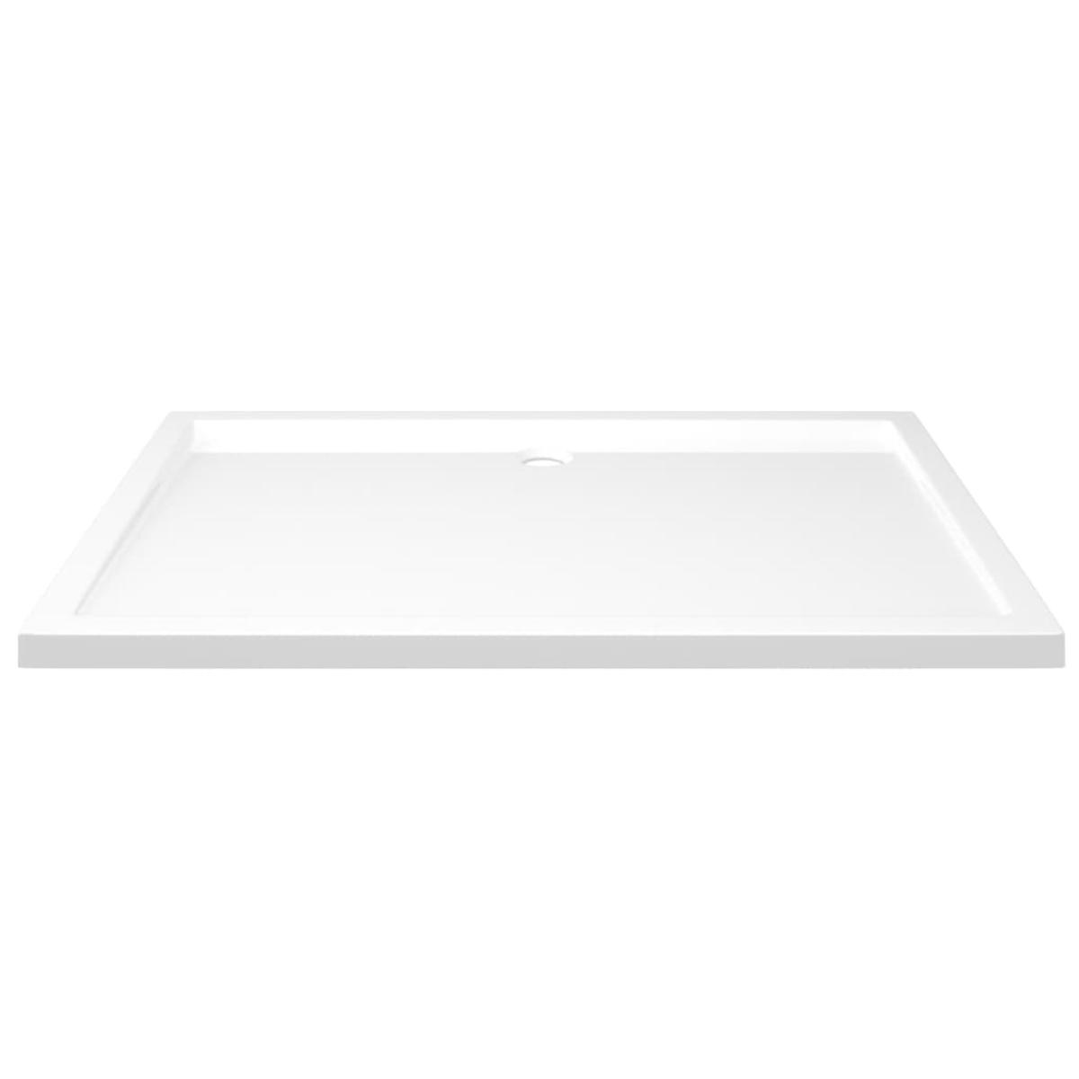 Plato de ducha rectangular ABS 80x120 cm