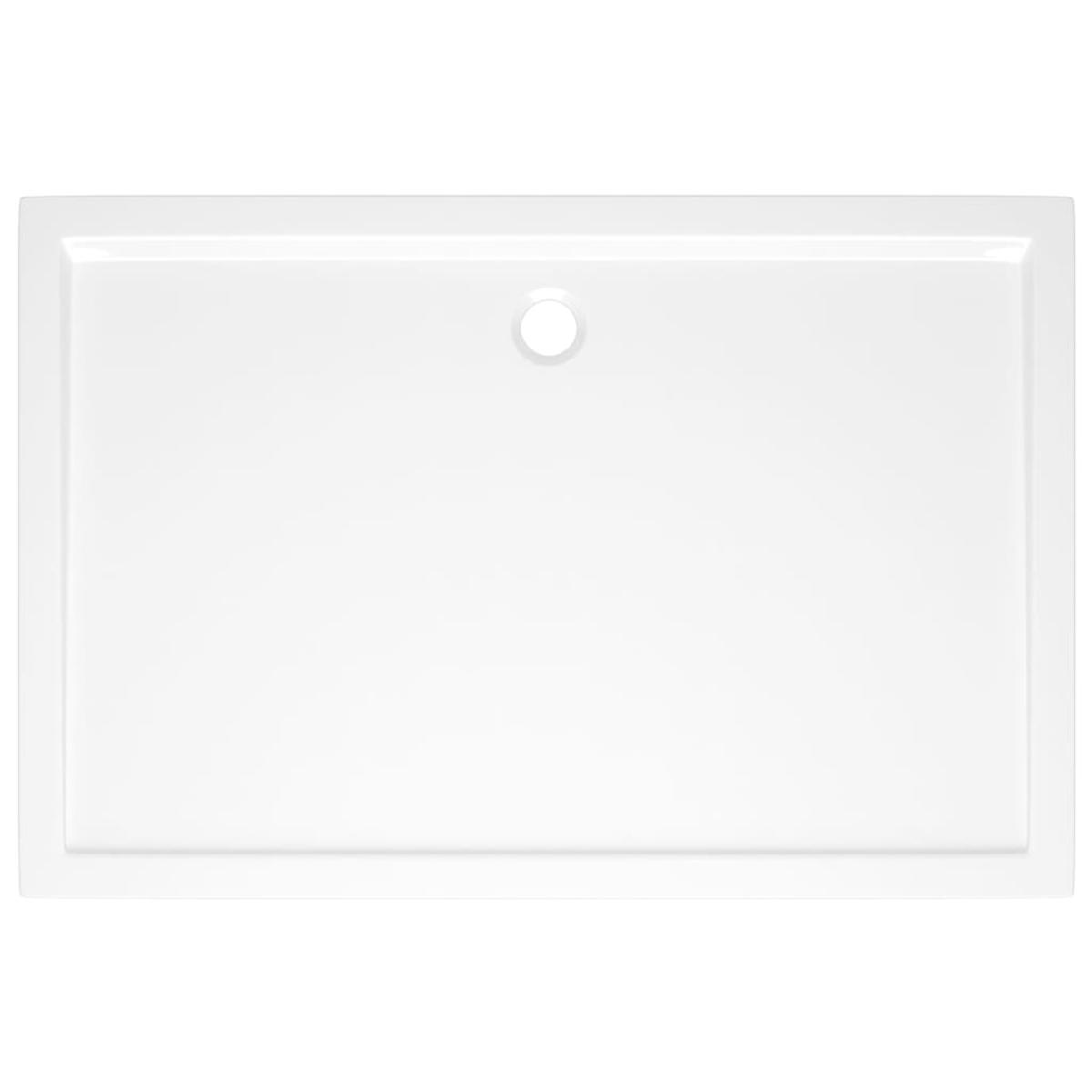 Plato de ducha rectangular ABS 80x120 cm