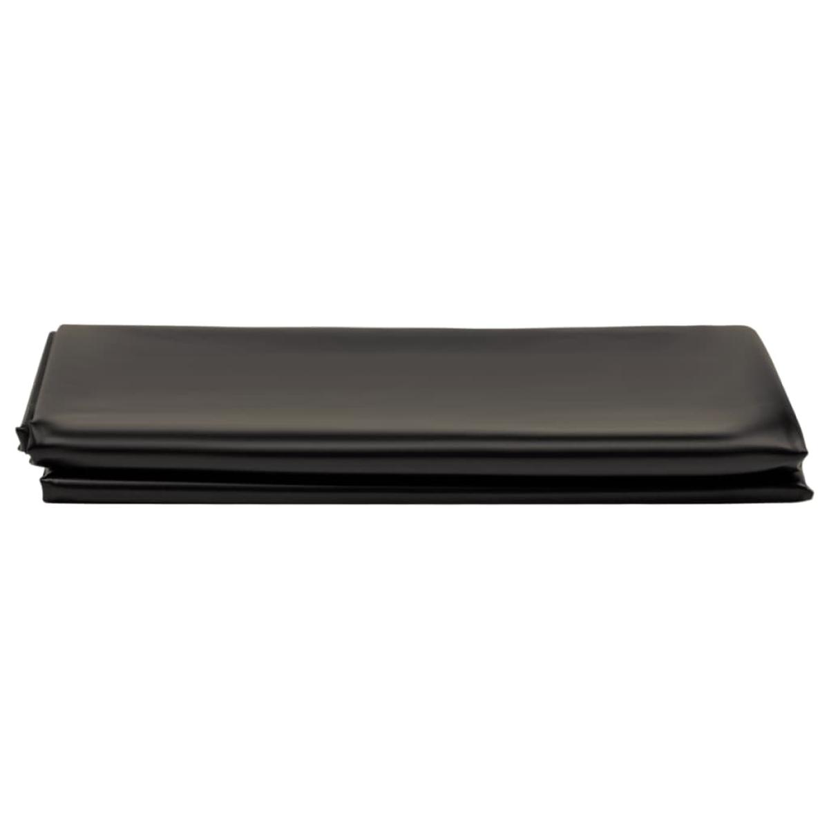 Revestimiento de estanque negro 2x2 m PVC 0.5 mm