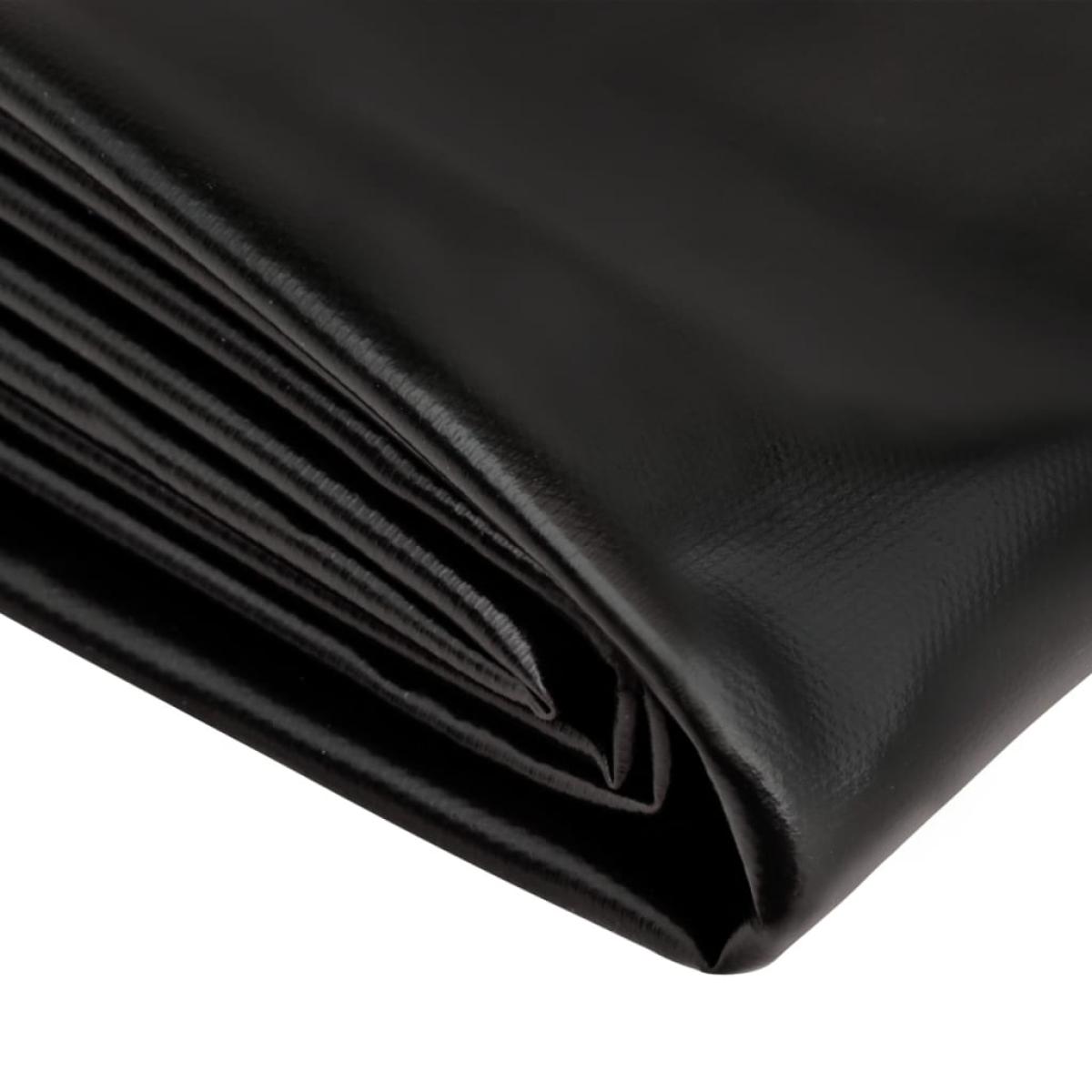 Revestimiento de estanque negro 2x2 m PVC 0.5 mm