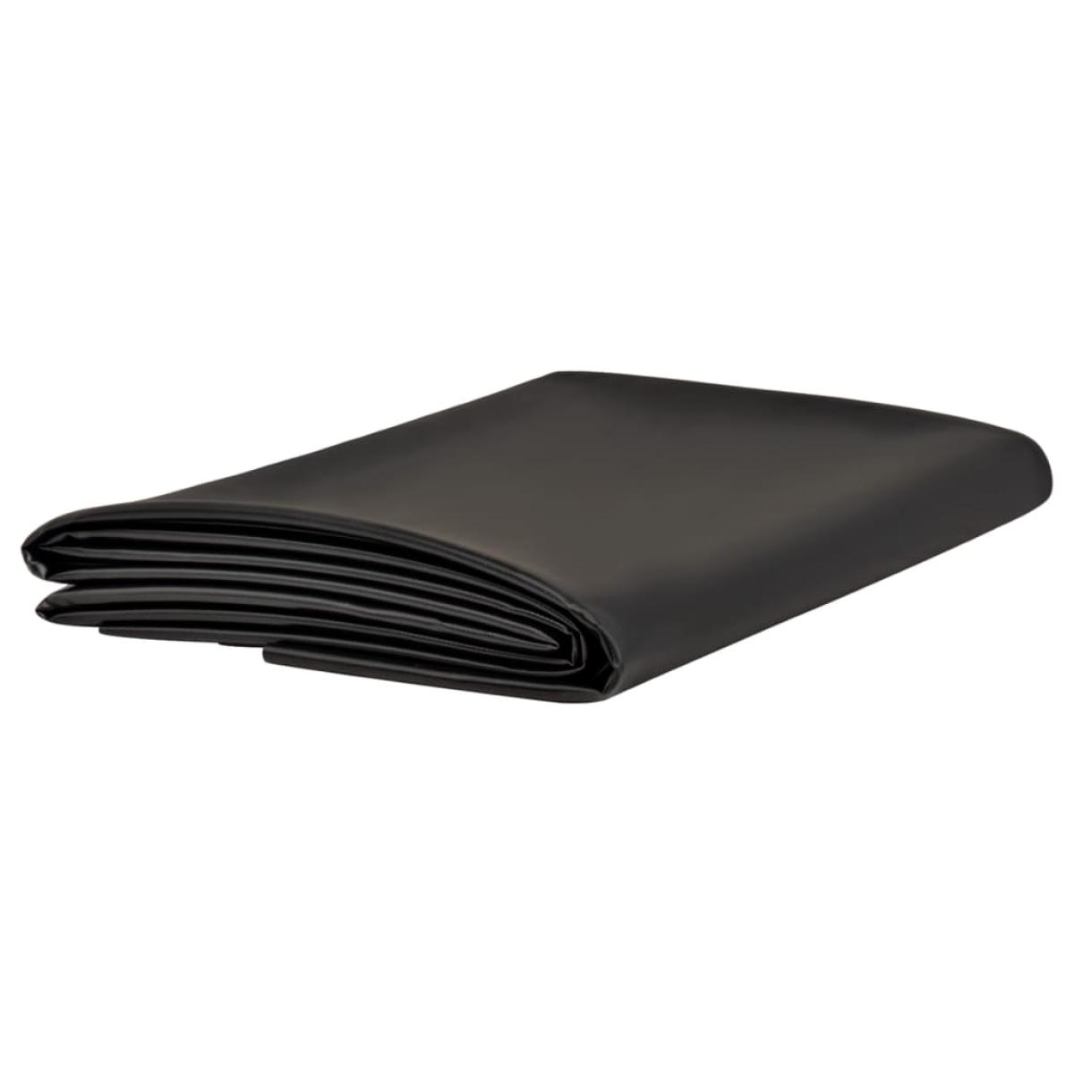 Revestimiento de estanque negro 3x4 m PVC 0.5 mm