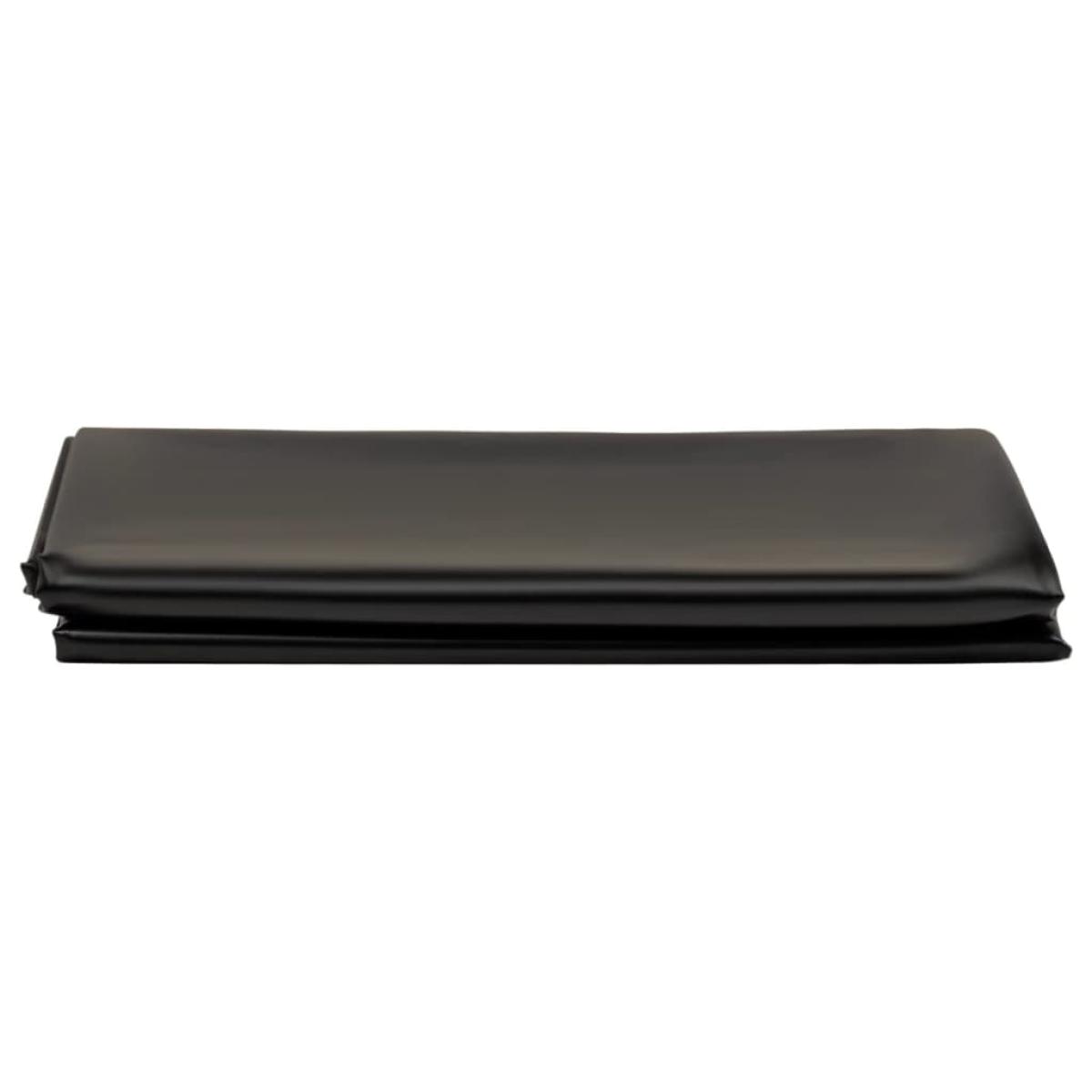 Revestimiento de estanque negro 4x4 m PVC 0.5 mm
