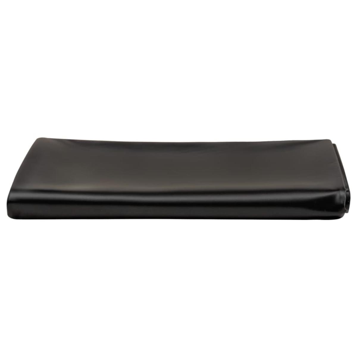 Revestimiento de estanque negro 4x8 m PVC 0.5 mm