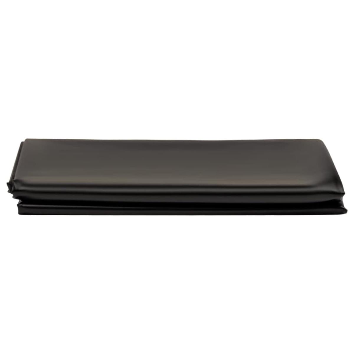 Revestimiento de estanque negro 4x8 m PVC 0.5 mm