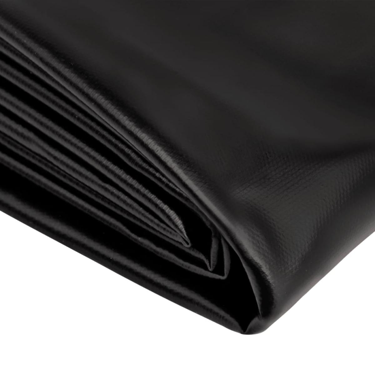 Revestimiento de estanque negro 7x2 m PVC 1 mm