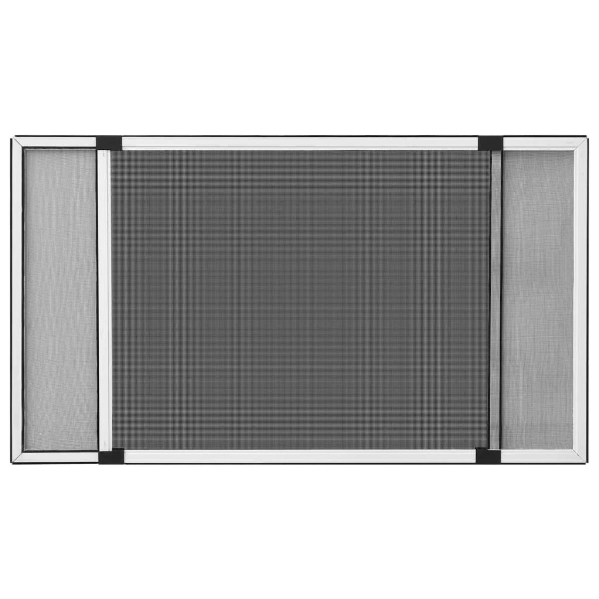Mosquitera extensible para ventanas blanco (100-193)x75 cm
