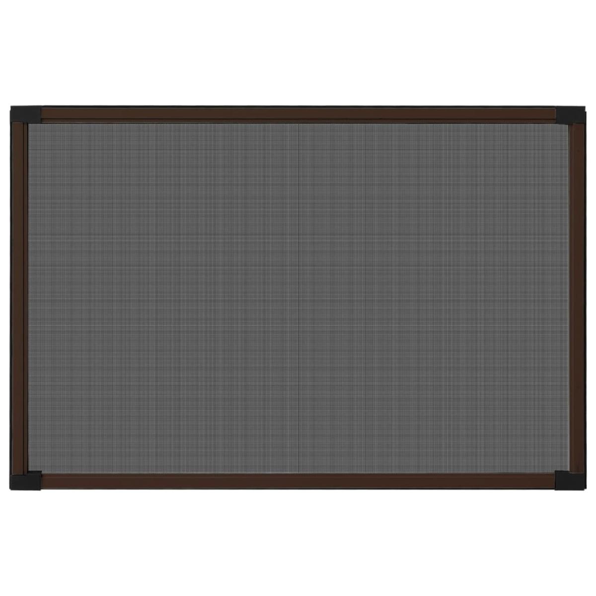 Mosquitera extensible para ventanas marrón (100-193)x75 cm